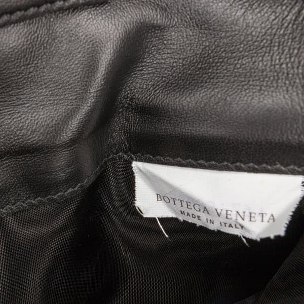 Pre-owned Bottega Veneta Nappa Intrecciato Zip Around Wallet Black