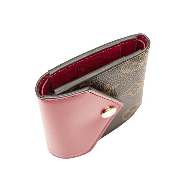 Pre-owned Louis Vuitton Monogram Zoe Wallet Brown