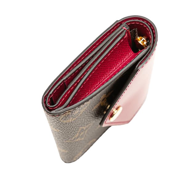 Pre-owned Louis Vuitton Monogram Zoe Wallet Brown