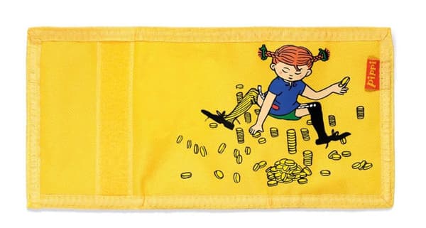 Pippi Plånbok Gul