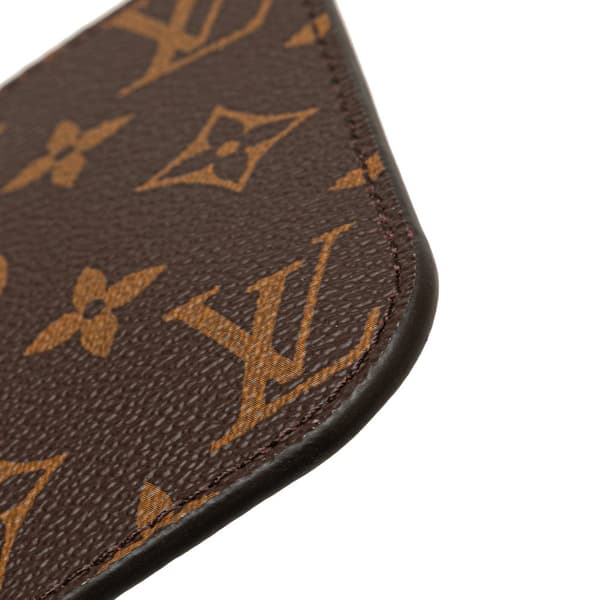 Pre-owned Louis Vuitton Monogram Neverfull Pouch Brown