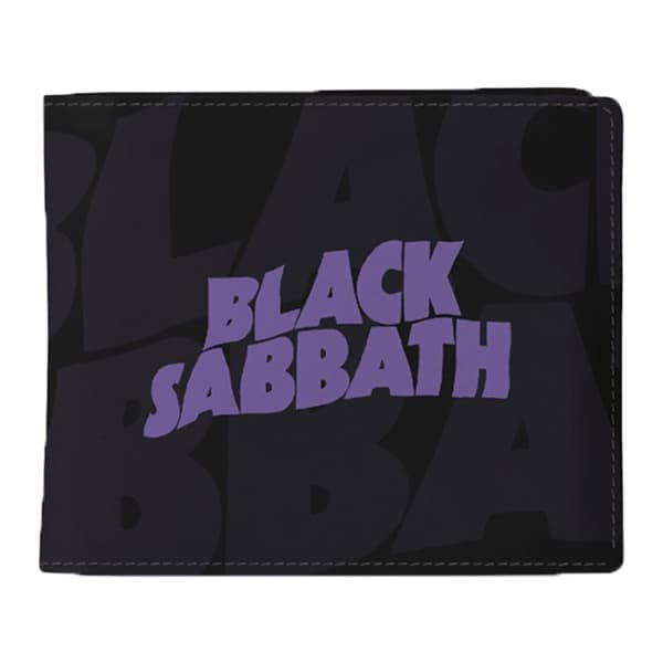 Black Sabbath Classic Band Logo Bifold Wallet One Size
