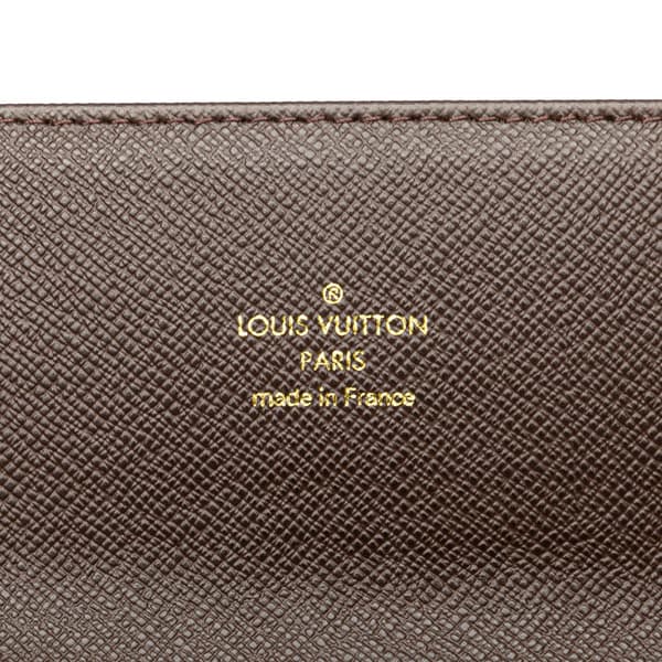 Pre-owned Louis Vuitton Monogram Mini Lin Sarah Wallet Brown