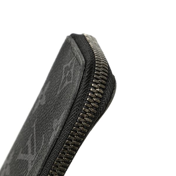 Pre-owned Louis Vuitton Monogram Eclipse Coin Pouch Black