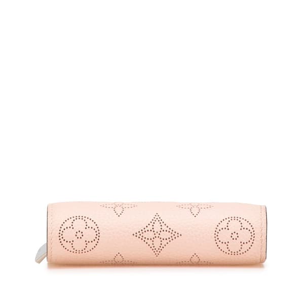 Pre-owned Louis Vuitton Monogram Mahina Clea Wallet Pink