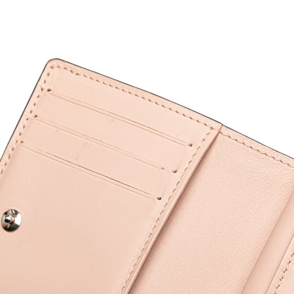 Pre-owned Louis Vuitton Monogram Mahina Clea Wallet Pink