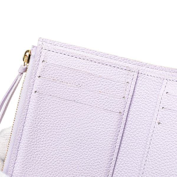 Pre-owned Louis Vuitton Bicolor Monogram Empreinte Giant Victorine Wallet White