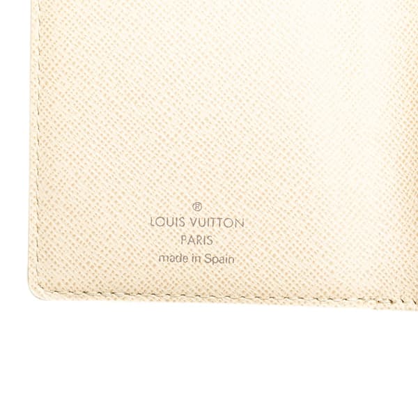 Pre-owned Louis Vuitton Damier Azur Portefeuille Koala Wallet White