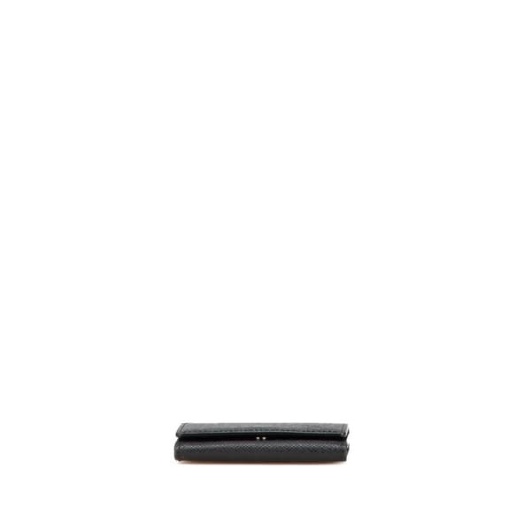 Pre-owned Louis Vuitton Taiga Business Card Holder Black