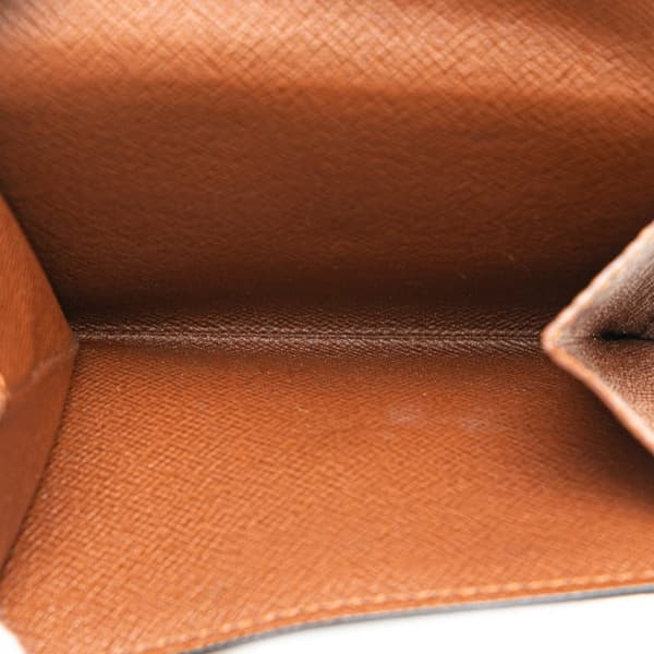 Pre-owned Louis Vuitton Monogram Portefeuille Elise Wallet Brown