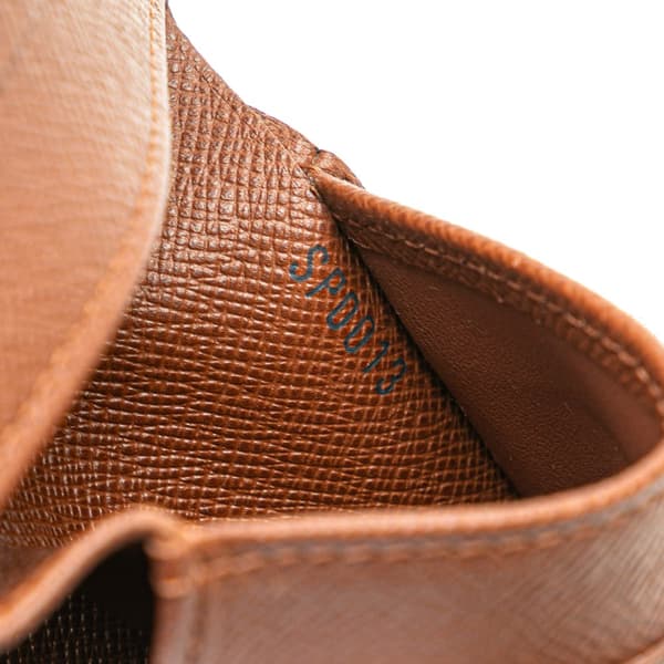Pre-owned Louis Vuitton Monogram Portefeuille Elise Wallet Brown
