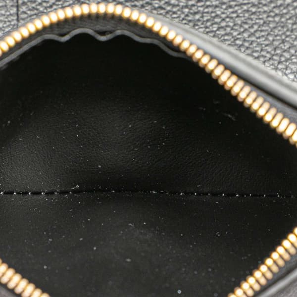 Pre-owned Louis Vuitton Monogram Empreinte Victorine Wallet Black