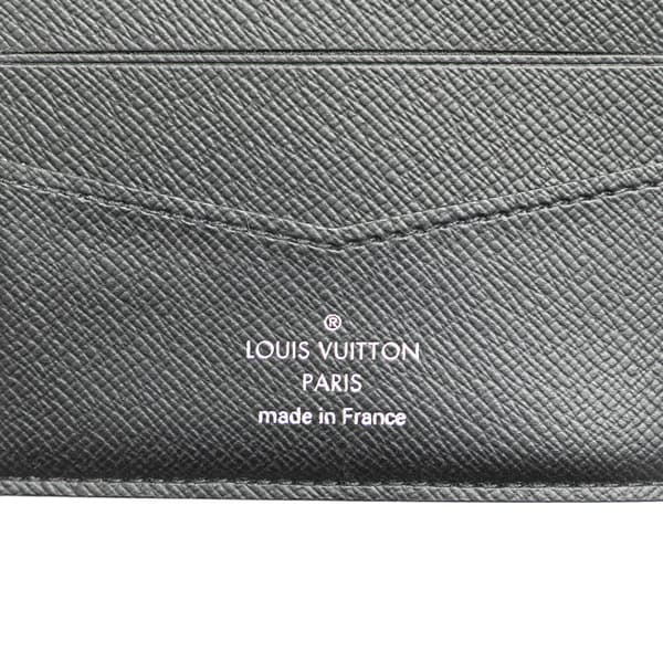 Pre-owned Louis Vuitton Monogram Eclipse Reverse Slender Wallet Gray