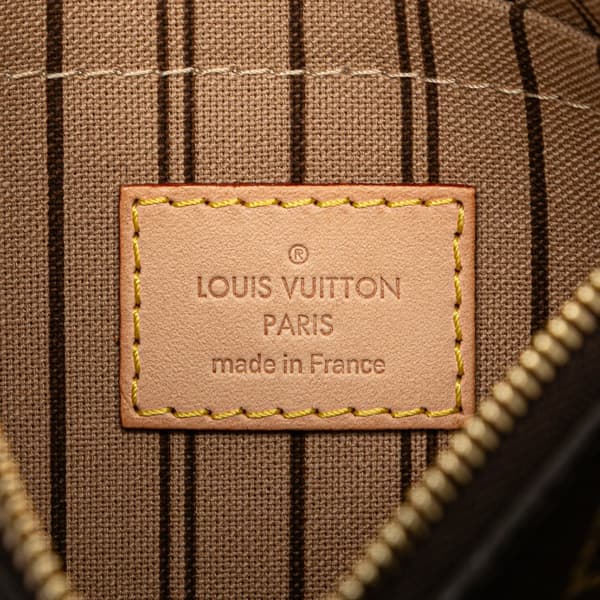 Pre-owned Louis Vuitton Monogram Neverfull Pouch Brown