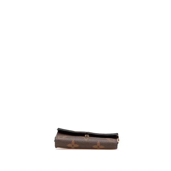 Pre-owned Louis Vuitton Monogram Giant Reverse Zoe Wallet Brown