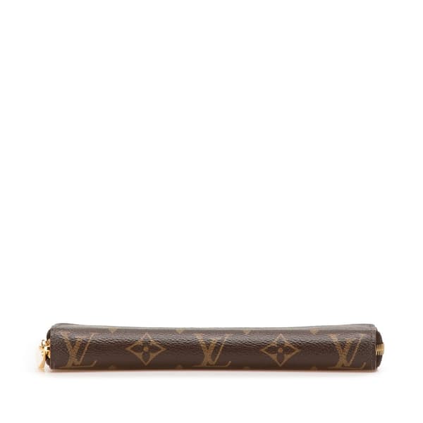 Pre-owned Louis Vuitton Monogram Zippy Wallet Brown