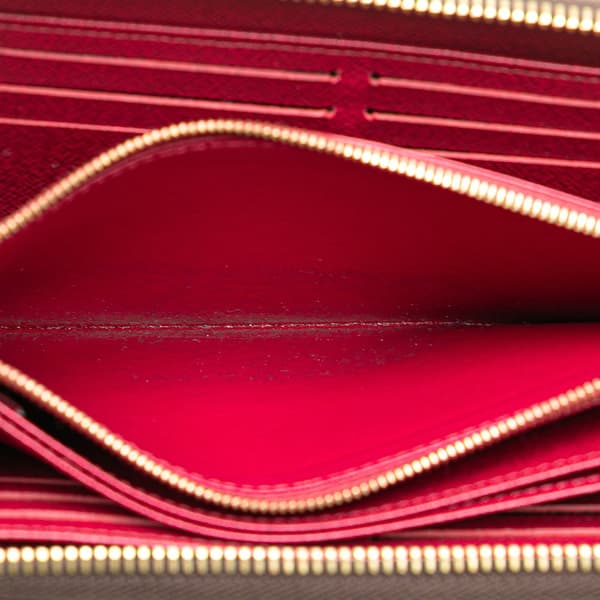 Pre-owned Louis Vuitton Monogram Zippy Wallet Brown
