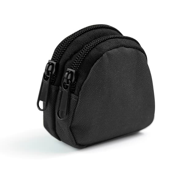 INF Canvas Bluetooth Øretelefon Etui - Kompakt Camouflage Pose Sort