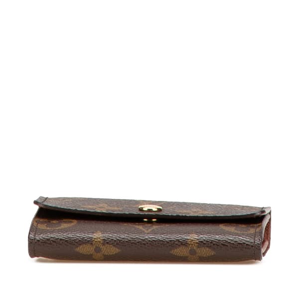 Pre-owned Louis Vuitton Monogram Porte Monnaie Coin Pouch Brown