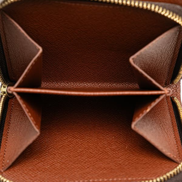Pre-owned Louis Vuitton Monogram Bi-Fold Compact Wallet Brown