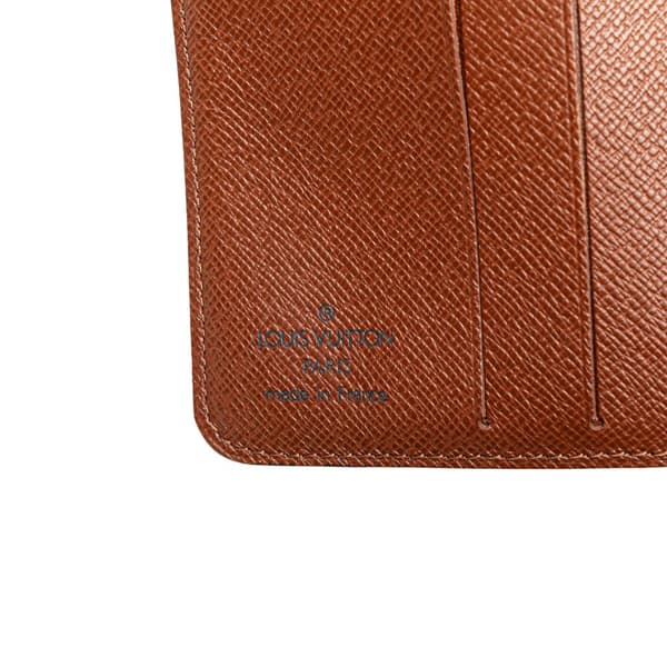 Pre-owned Louis Vuitton Monogram Bi-Fold Compact Wallet Brown
