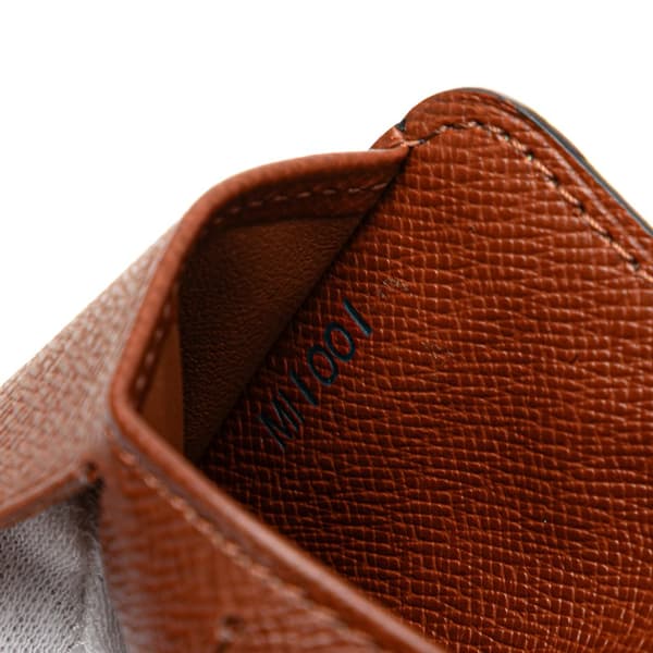 Pre-owned Louis Vuitton Monogram Bi-Fold Compact Wallet Brown