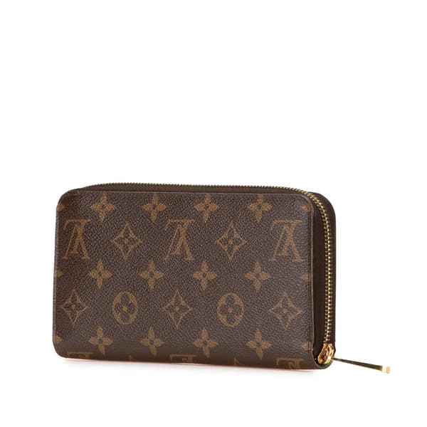 Pre-owned Louis Vuitton Monogram Illustre Zippy long wallet Brown