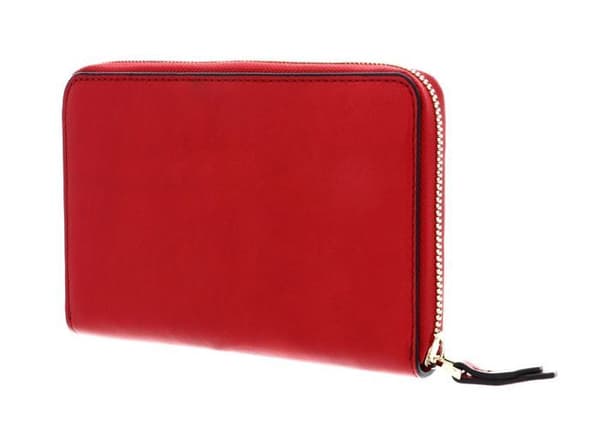 PIQUADRO Röda plånbok för kvinnor - Dafne Zip Around Wallet RFID Lampone 110013