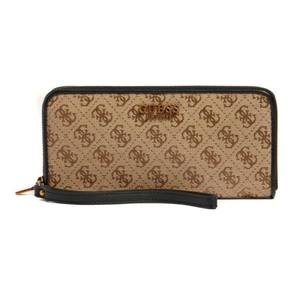 GUESS Aviana SLG Large Zip Around L Latte / Black [205360] - plånbok plånbok