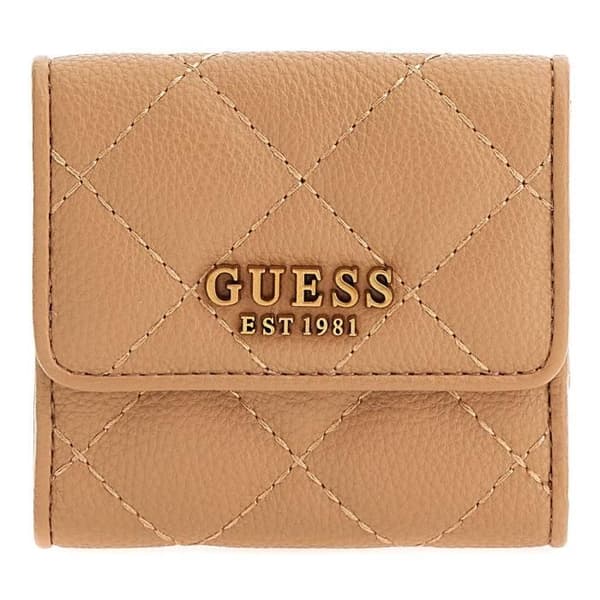 GUESS Abey SLG Card &amp; Coin Purse Beige [203636] - plånbok myntplånbok