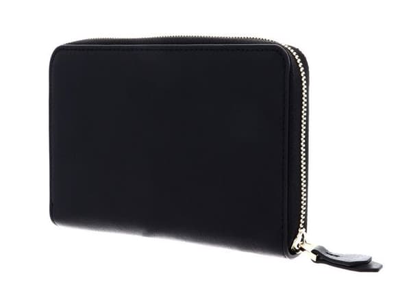 PIQUADRO Plånbok svart för kvinnor - Dafne Zip Around Wallet RFID Nero 110028