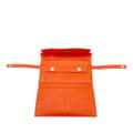 Miniatyrbild 4 av 9: Pre-owned Hermès Chevre Mysore Kelly Longue Wallet Orange