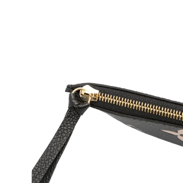 Pre-owned Louis Vuitton Bicolor Monogram Empreinte Pochette Felicie Insert Black