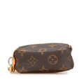 Miniatyrbillede 3 af 10: Pre-owned Louis Vuitton Monogram Trousse Wapity Brown