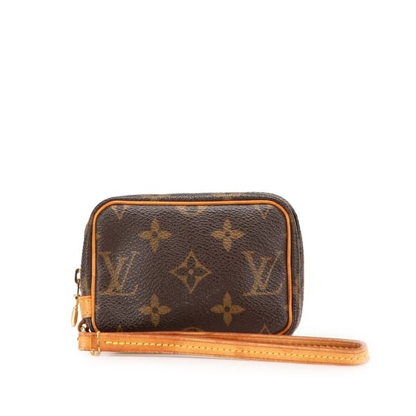Pre-owned Louis Vuitton Monogram Trousse Wapity Brown
