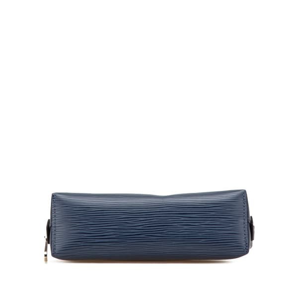 Pre-owned Louis Vuitton Epi Cosmetic Pouch Blue