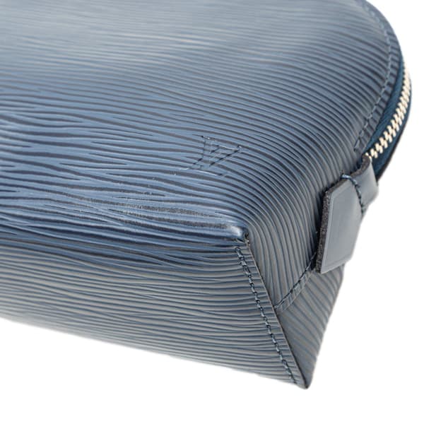 Pre-owned Louis Vuitton Epi Cosmetic Pouch Blue