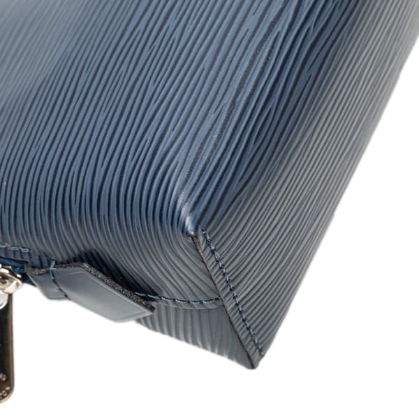 Pre-owned Louis Vuitton Epi Cosmetic Pouch Blue