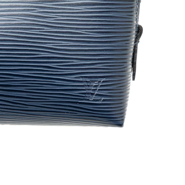 Pre-owned Louis Vuitton Epi Cosmetic Pouch Blue