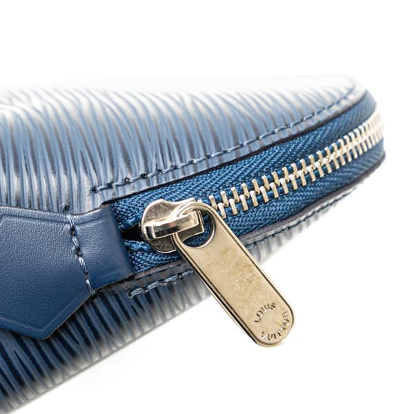 Pre-owned Louis Vuitton Epi Cosmetic Pouch Blue
