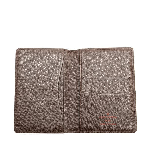 Pre-owned Louis Vuitton Damier Ebene Pocket Organizer Brown