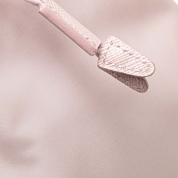 Pre-owned Prada Re Nylon Drawstring Pouch Pink