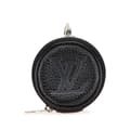 Pikkukuva 1 / 10: Pre-owned Louis Vuitton Taurillon Shadow Keychain Pouch Black
