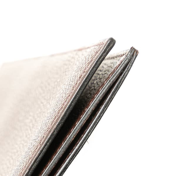 Pre-owned Hermès Epsom Citizen Twill Wallet Brown