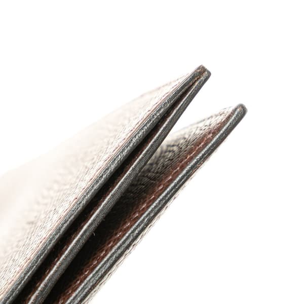 Pre-owned Hermès Epsom Citizen Twill Wallet Brown