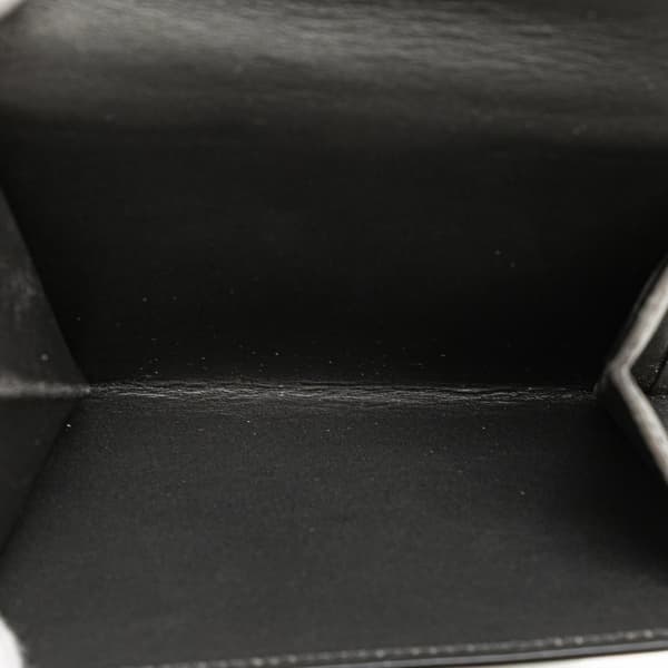 Pre-owned Louis Vuitton Monogram Mat Portefuille Elise Trifold Wallet Gray