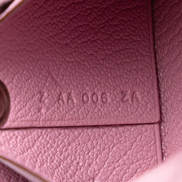 Pre-owned Hermès Chevre Mysore Bastia Coin Pouch Pink
