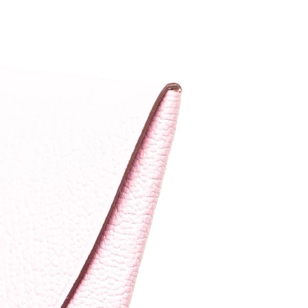 Pre-owned Hermès Chevre Mysore Bastia Coin Pouch Pink