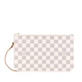 Miniatyrbilde 1 av 10: Pre-owned Louis Vuitton Damier Azur Neverfull MM Pouch White