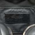 Miniatyrbilde 5 av 10: Pre-owned Saint Laurent Quilted Y Lambskin Monogram Loulou Cosmetic Case Black